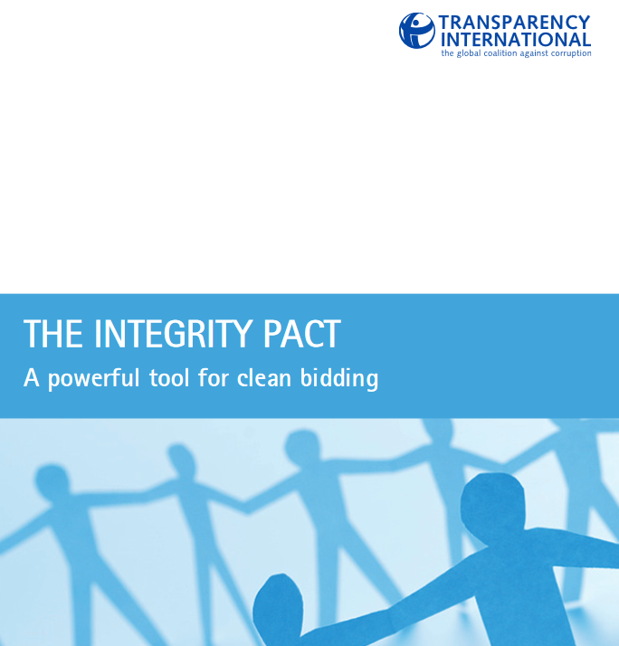 The Integrity Pact. A powerful tool for clean bidding (Transparency International, 2017)